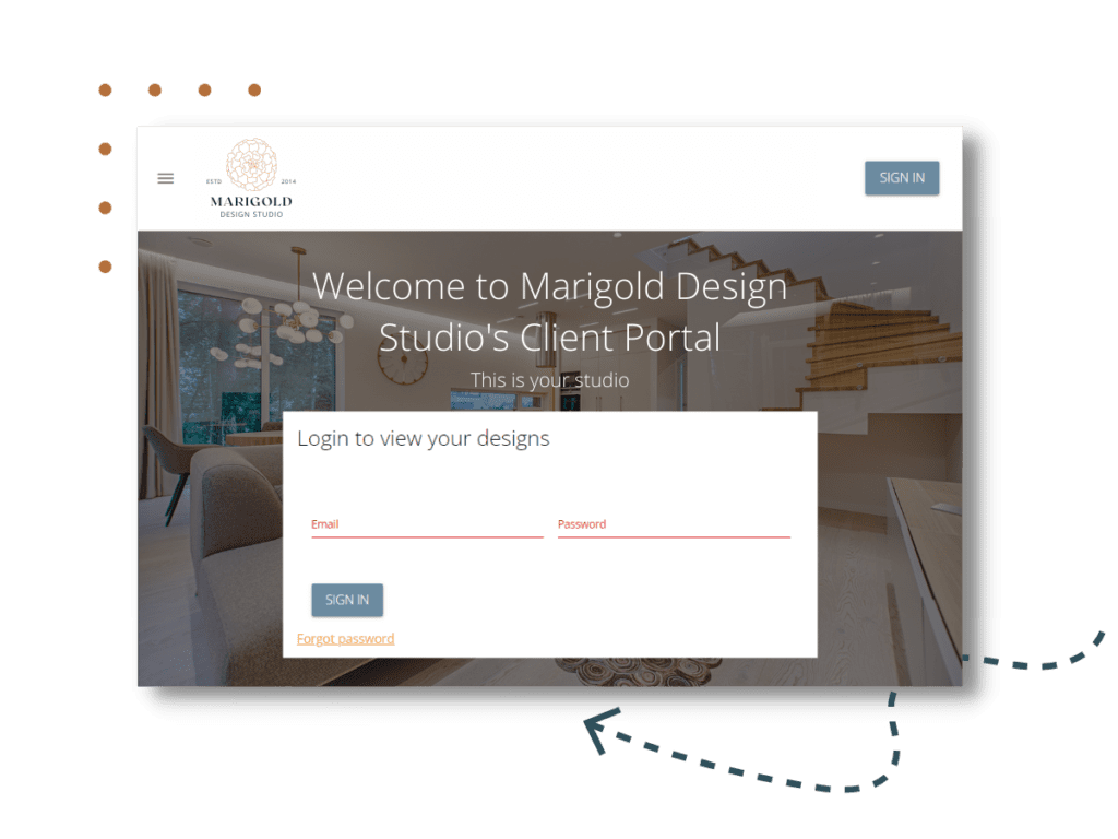 Mydoma Studio Client Portal