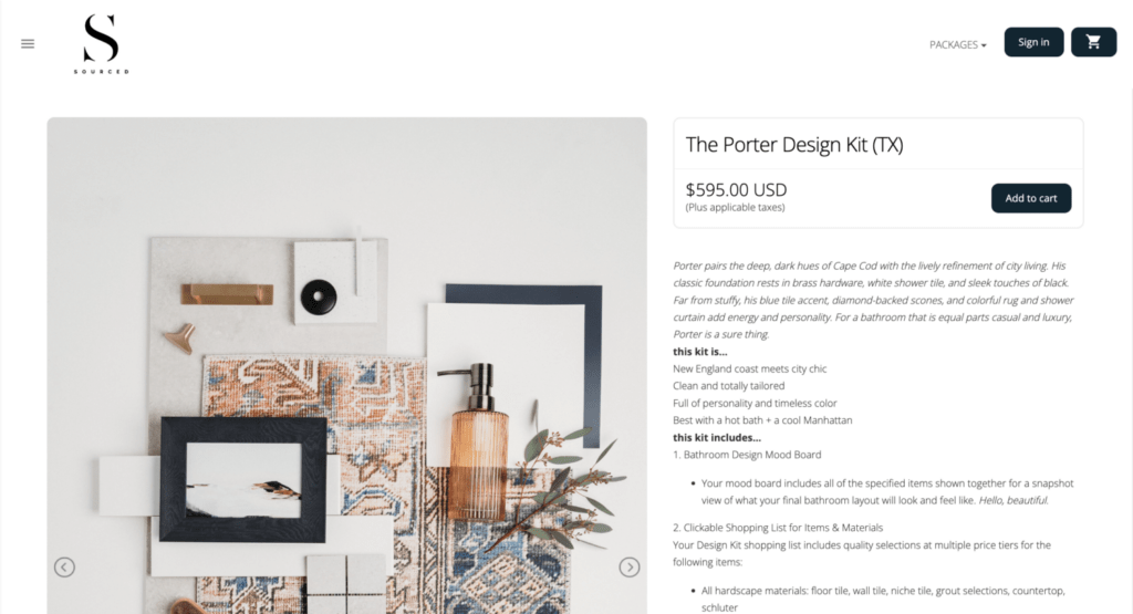 The Porter Design Kit by Sourced