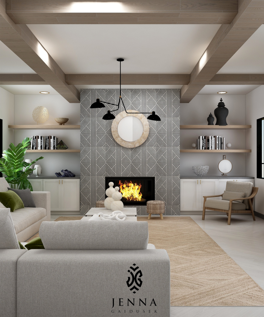 Interior Design Living Room Render