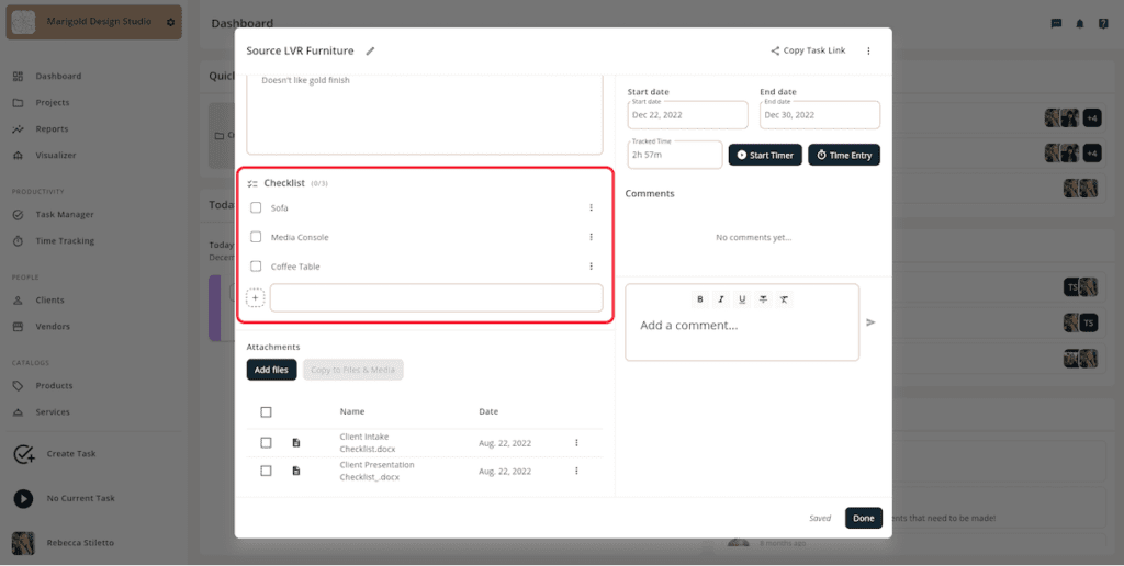Task Management for Interior Designers - Now available!