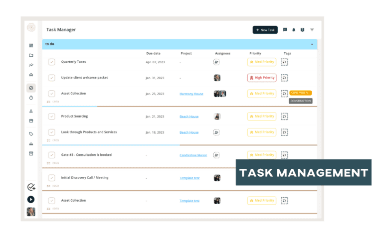 New task management feature in Mydoma